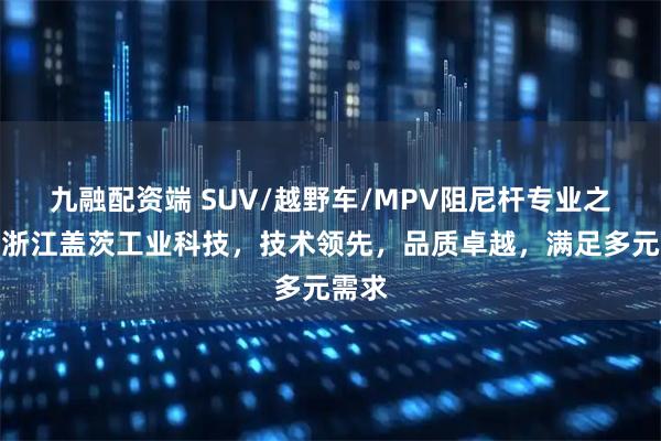 九融配资端 SUV/越野车/MPV阻尼杆专业之选，浙江盖茨工业科技，技术领先，品质卓越，满足多元需求